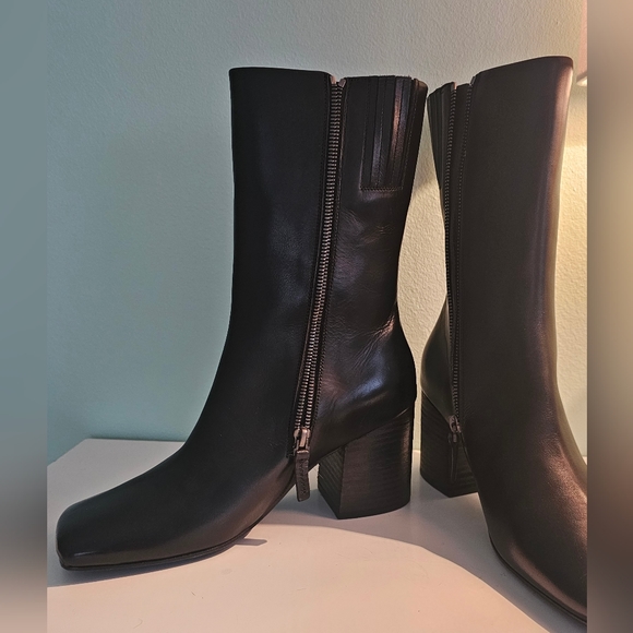 Marsèll square-toe mid-calf leather boots Size 39 - Picture 9 of 16